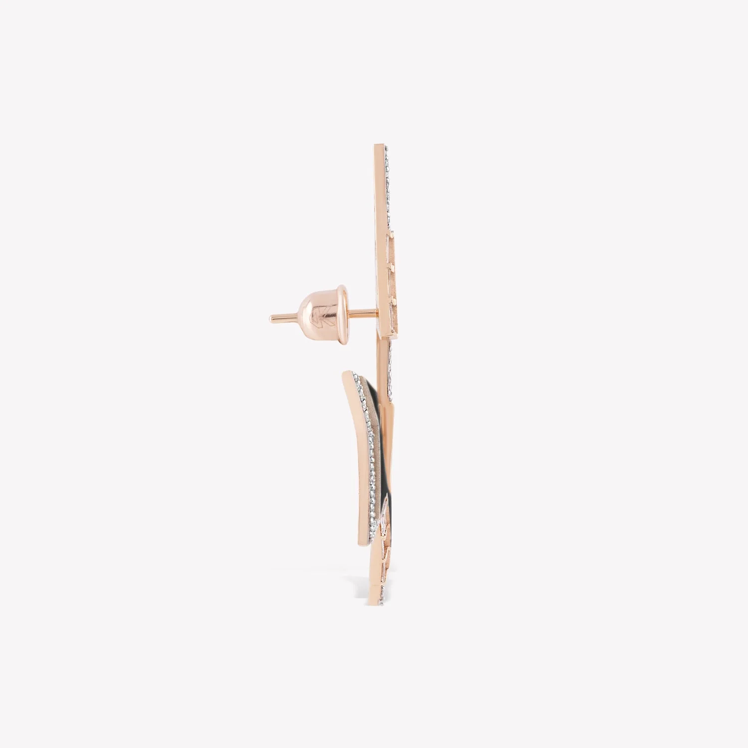 Dark Lyra Stud Earring - Image 4