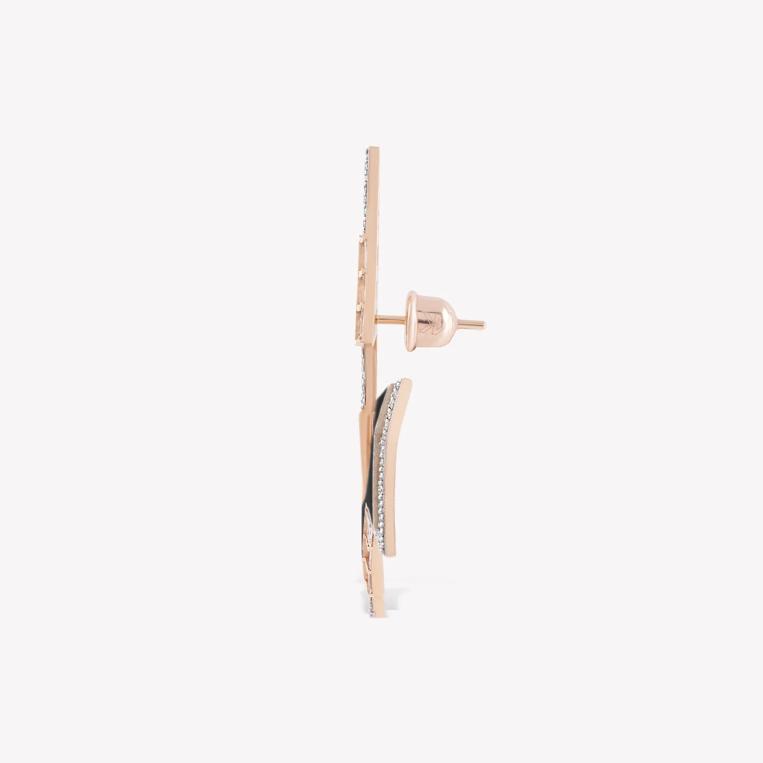 Dark Lyra Stud Earring - Image 5
