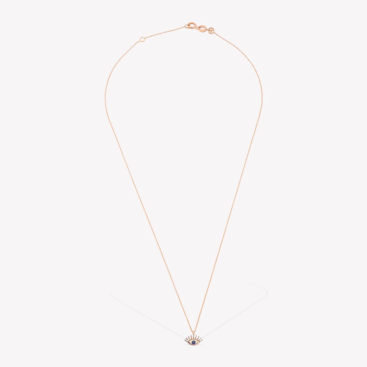 Evil Eye Mini Chain Necklace - Image 6