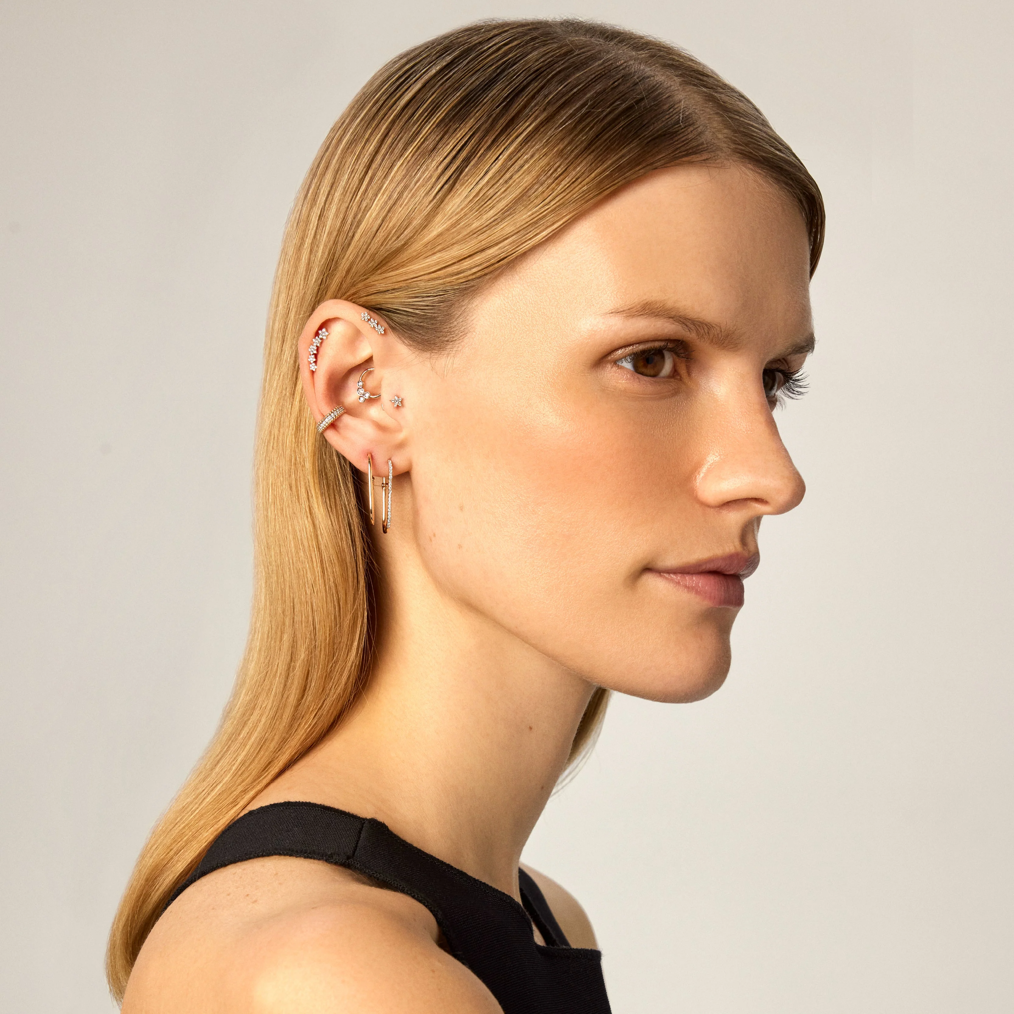 Equality Pave Hoop Earring - Image 4