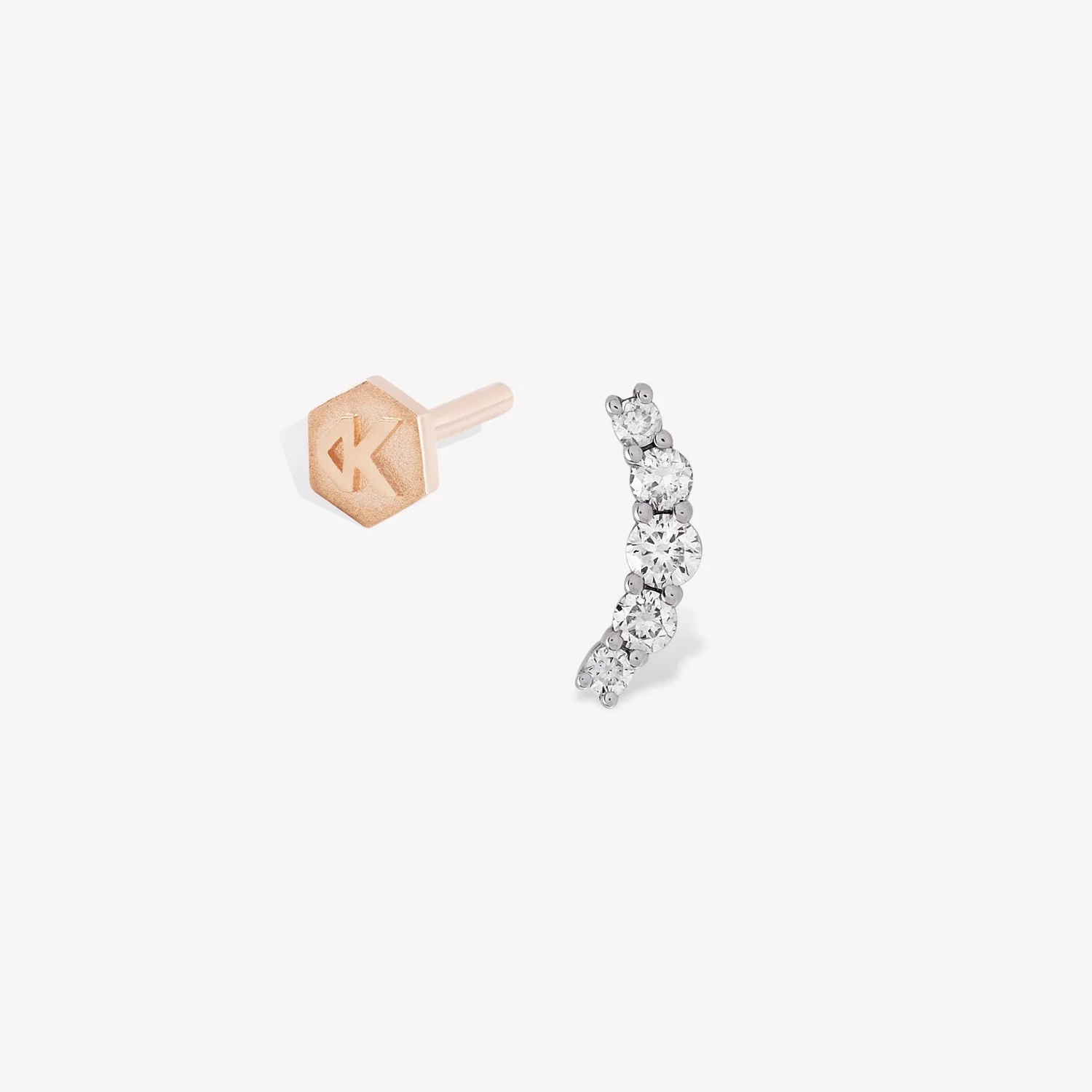 Quintet Solitaire Stud Piercing - Image 3