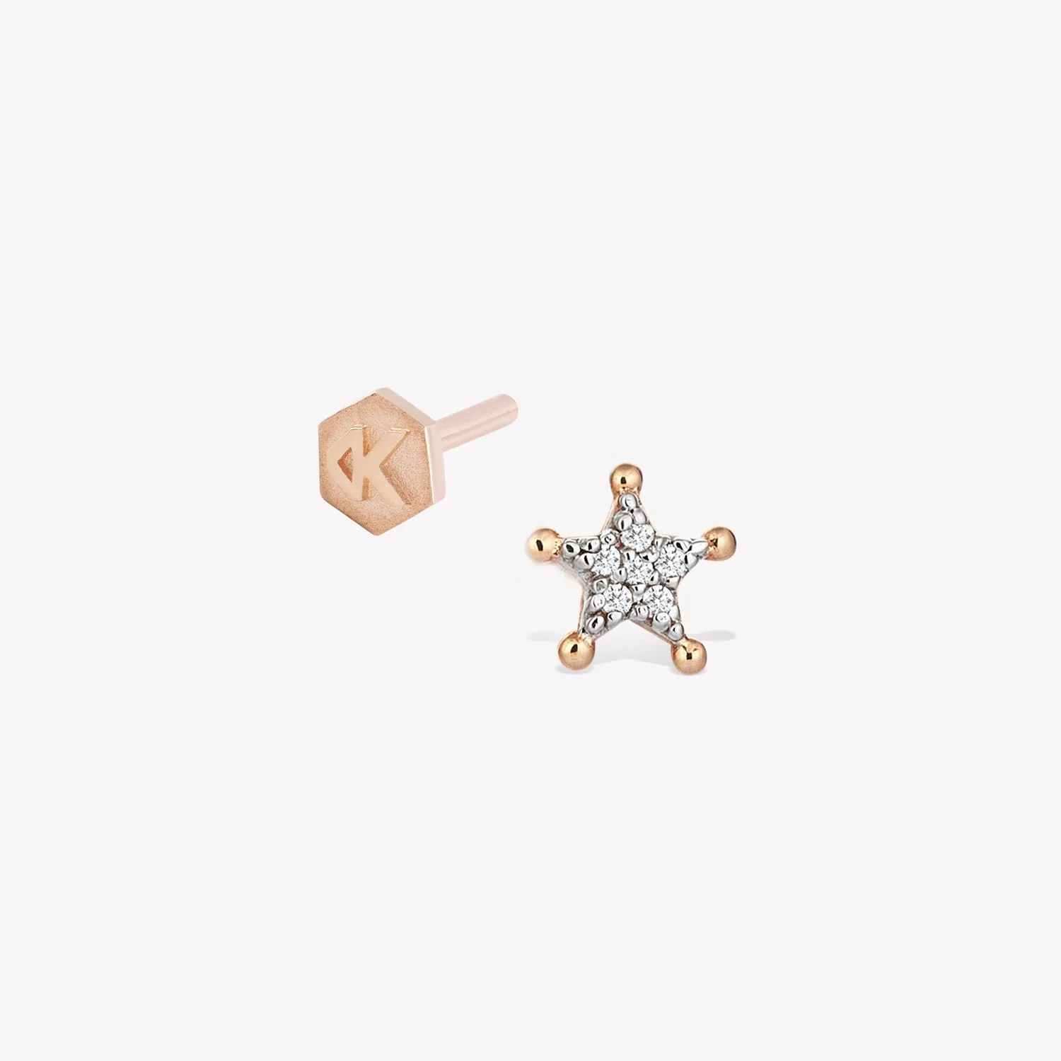 Sheriff Star Stud Piercing - Image 3