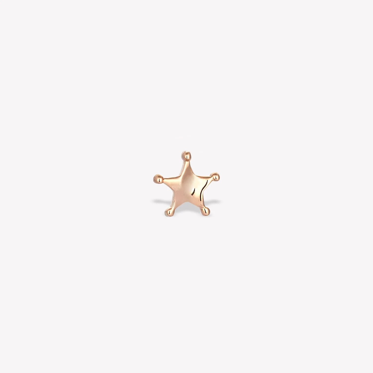 Simply Sheriff Star Stud Piercing - Image 3