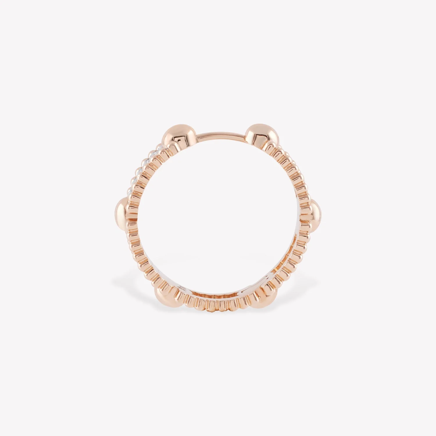 Trio Beads Hoop Earring - Image 4